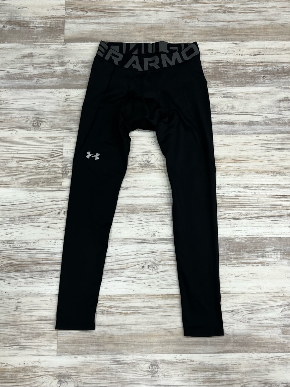 Under Armour Men’s ColdGear Fitted Black Base Layer Leggings